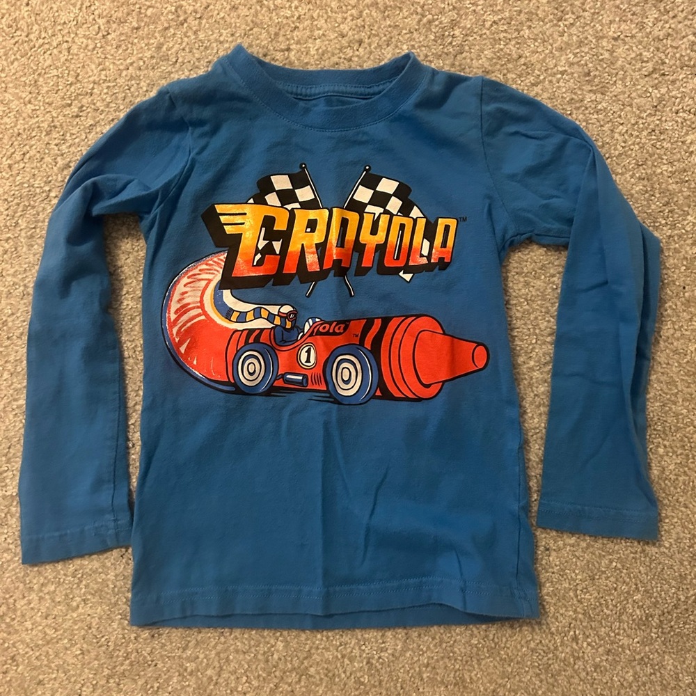 Crayola Blue Kids' Long Sleeve Shirt